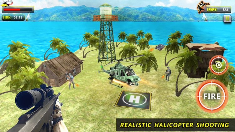 Helicopter Shooter : Warship Battle Attact 3D