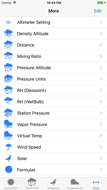 Weather Calc & Conv Temp,Solar,Pressure,Altimeter screenshot-3