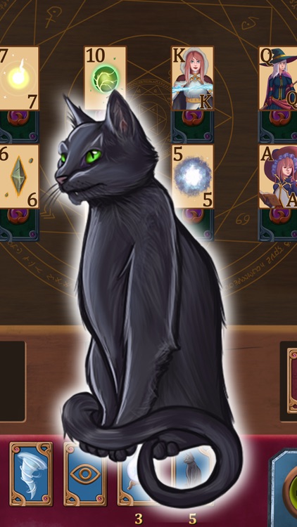 Witch Card Game Solitaire - Magical Pyramid screenshot-4