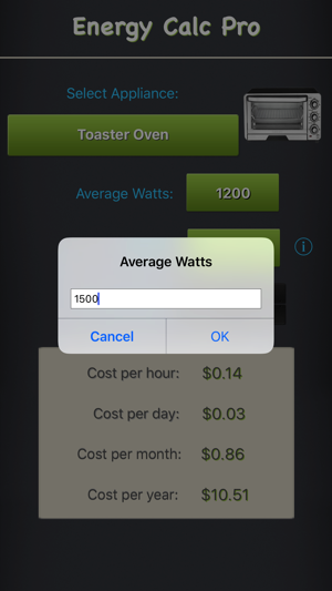 Energy Calc Pro - Appliance Energy Cost Calculator(圖5)-速報App