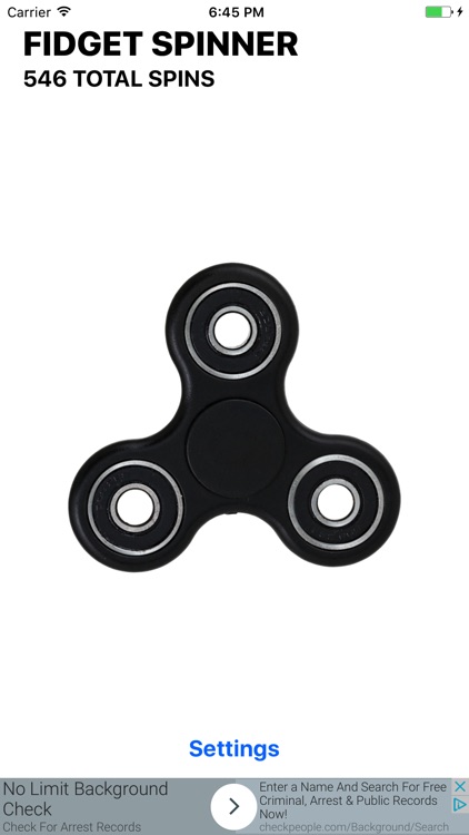 Fidget Spinner - Vibrating Digital Spinner