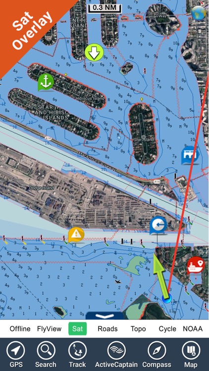 Boating Florida GPS nautical & fishing charts