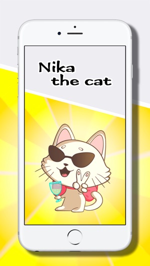 Nika the Cool Cat Stickers