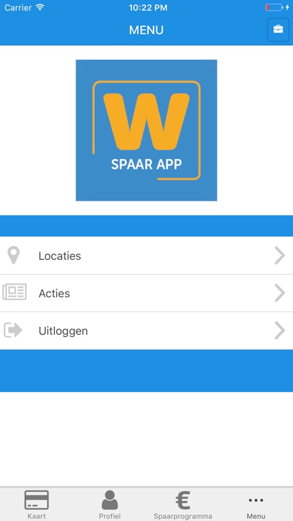 Waardepas Klantenkaart App