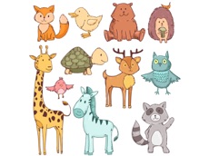 Activities of Sweet Baby Animal Stickers