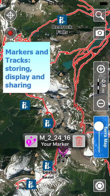 Trails of Glacier NP - GPS and Topo Maps Hiking screenshot-3