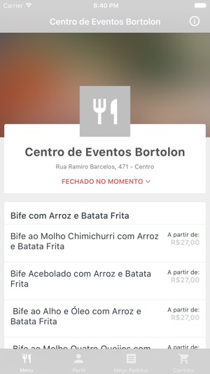 CEB Restaurante Bortolon Delivery