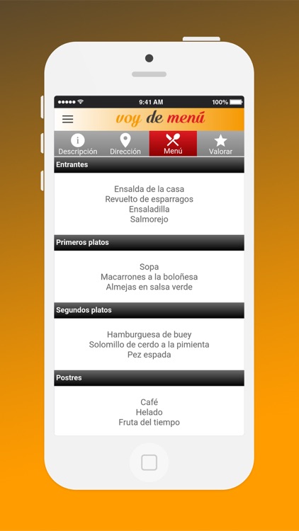 Voy de menu screenshot-3