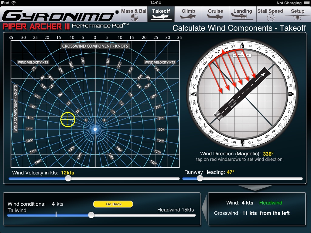 Piper Archer III Performance Pad screenshot 3