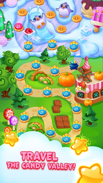 Candy Valley - Match 3 Puzzle screenshot-0