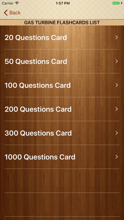 Gas Turbine Flash Cards