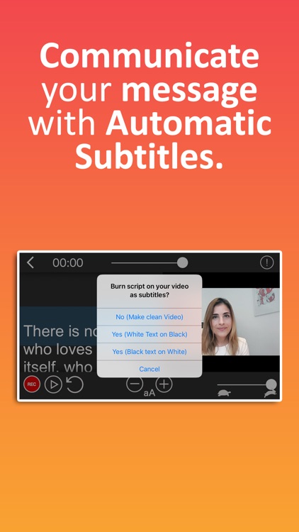 Teleprompter Auto Subtitler