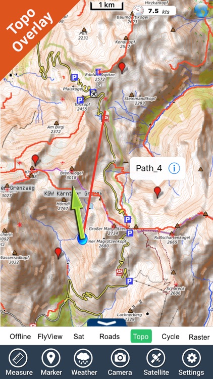 Hohe Tauern National Park - GPS Map Navigator