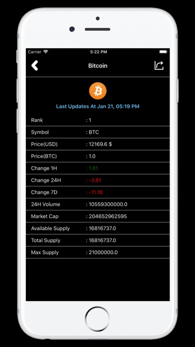 Cryptocurrency Live Rate screenshot 4