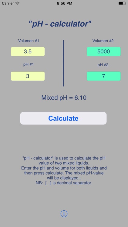 Calc pH