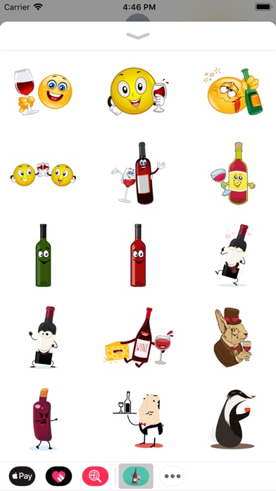 Wine Emoji Stickers screenshot 2