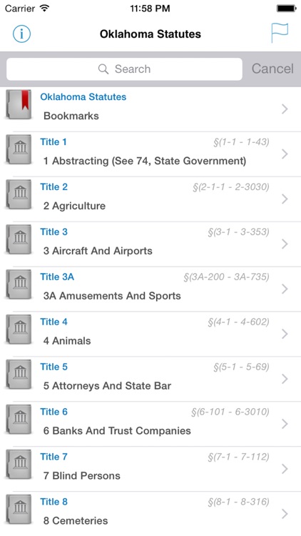Oklahoma Statutes (OK Laws)