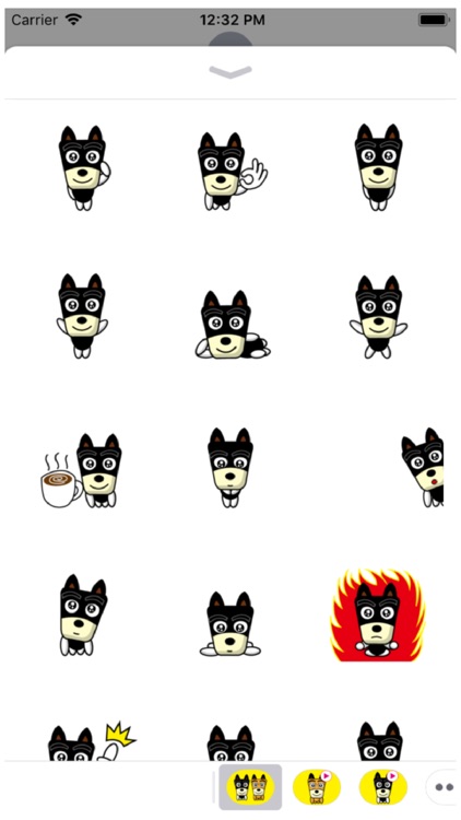 TF-Dog 4 Stickers