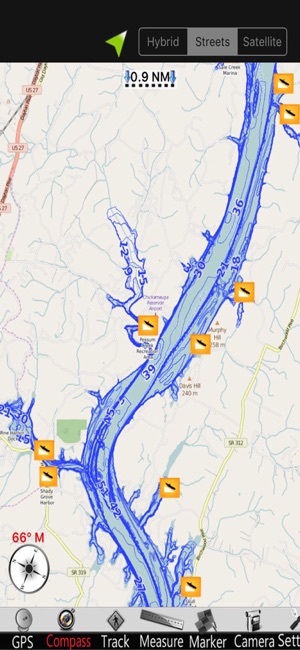 Chickamauga GPS Fishing Charts(圖3)-速報App