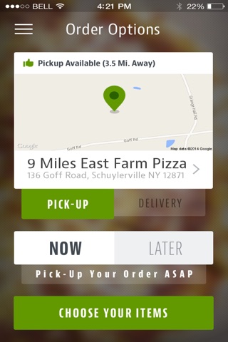 9 Miles East Farm Pizza screenshot 2