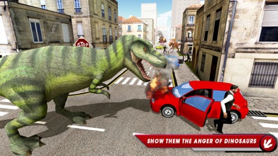 Dinosaur Simulator City Hunter screenshot 2