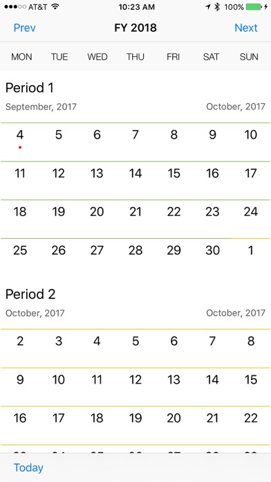 How to cancel & delete Fiscal Year Calendar from iphone & ipad 2