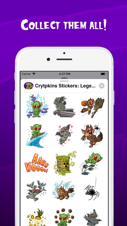 Cryptkins Stickers: Legends