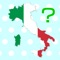 Map quiz game to learn regions and provinces of Italy
