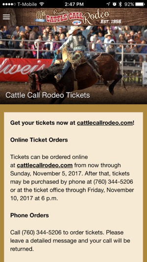 Brawley Cattle Call Rodeo(圖2)-速報App