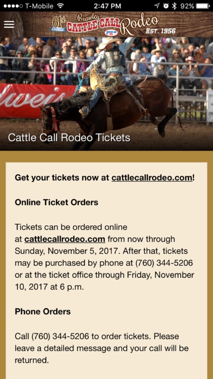 Brawley Cattle Call Rodeo