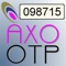 AXO OTP can securely manage one ore more OTP tokens