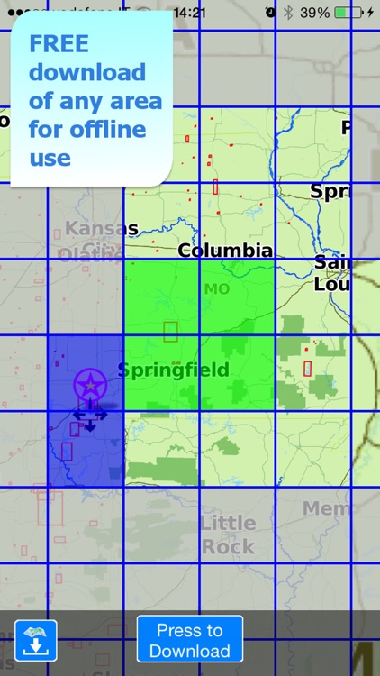 Aqua Map Missouri Lakes GPS HD screenshot-5