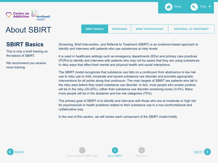 SBIRT for Health Professionals screenshot-5