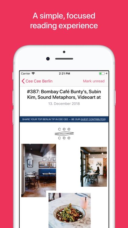 Inspiratio – Newsletter Reader