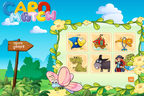 Card match · Educational Game - náhled