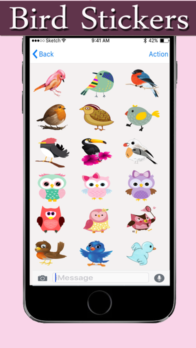 Bird Stickers! screenshot 2