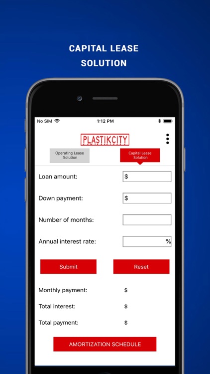 Lease Calculator - PLASTIKCITY