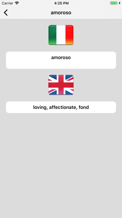 Italian Dictionary - English