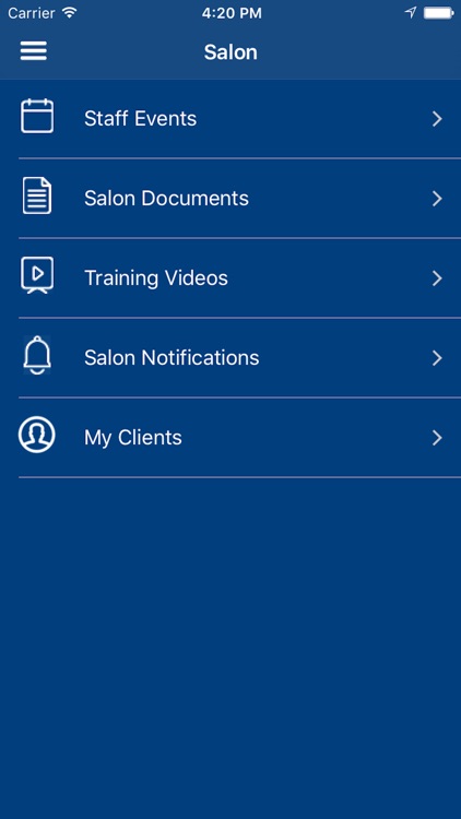 Changes Salon Team App