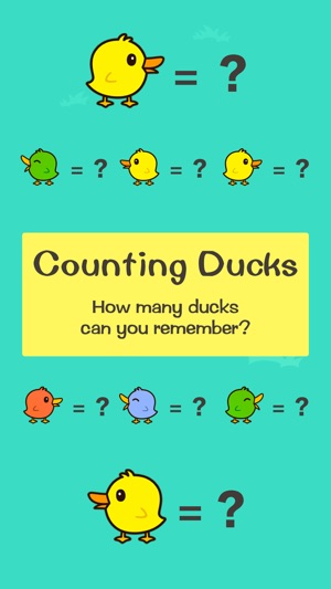 Counting Ducks - Memory Math and Tricky 