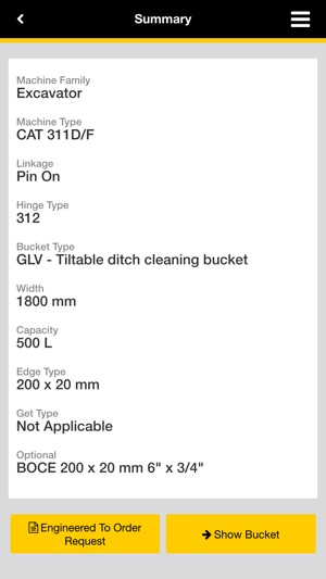 Cat® Bucket Configurator(圖4)-速報App