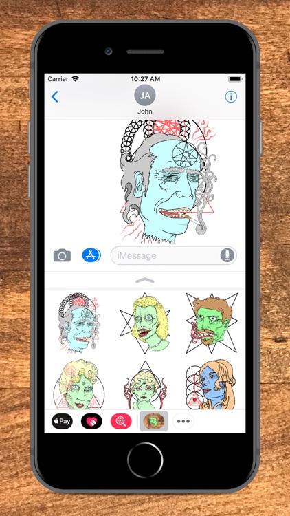 Portrait Art Sticker Pack