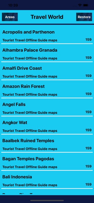 Tourist Travel Offline maps