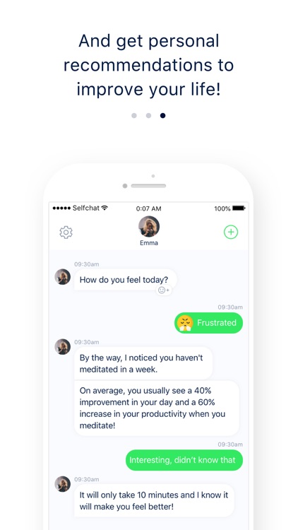 Selfchat - Emotion Tracker