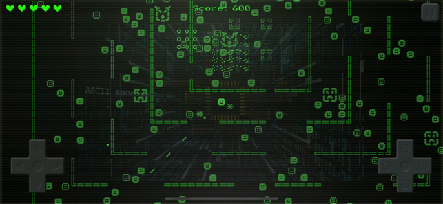 ASCII Shooter, game for IOS