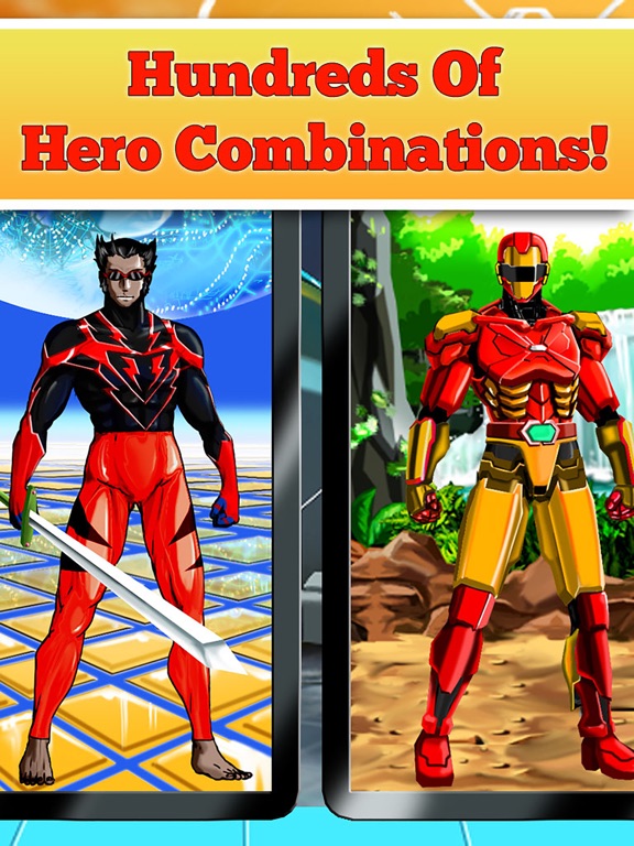 Create Your Own Superhero - Free Hero Character Costume Maker Dress Up Game screenshot