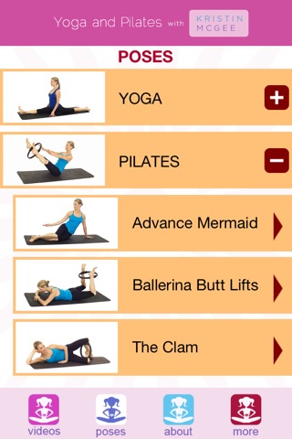 Yoga & Pilates Kristin McGee screenshot 3