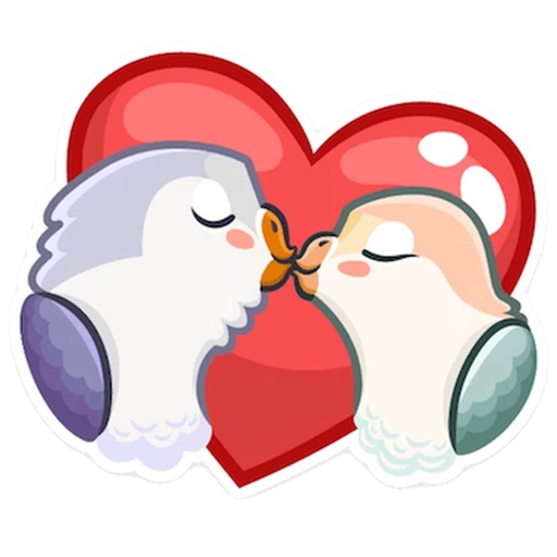 Love Of Birds Lovemoji Sticker iOS App