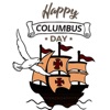 Happy Columbus Day Sticker