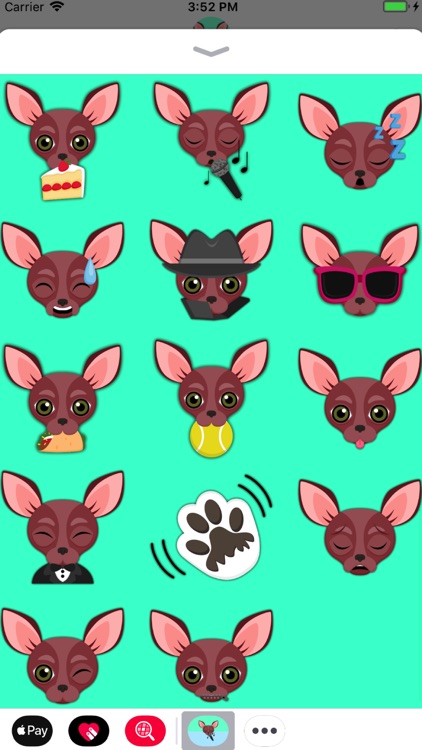 Red Chihuahua Emoji Stickers screenshot-3